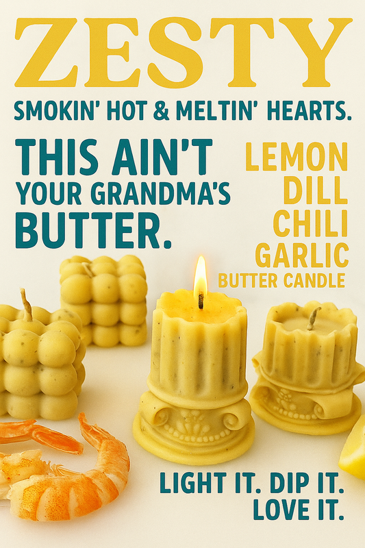 🍋 Lemon, Lemon zest, dill, chili, garlic ~ Premium Canadian Butter